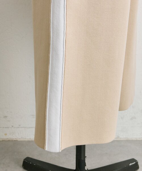 ear PAPILLONNER（イアパピヨネ）の「ニットラインパンツ【SUM1 STYLE】（その他パンツ・レディース・ブラック/ベージュ・FREE）」の3枚目の写真