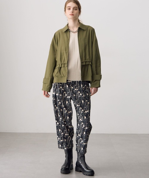 ATSURO TAYAMA（アツロウタヤマ）の「総プリントパンツ（その他パンツ・レディース・ブラック・M）」の2枚目の写真