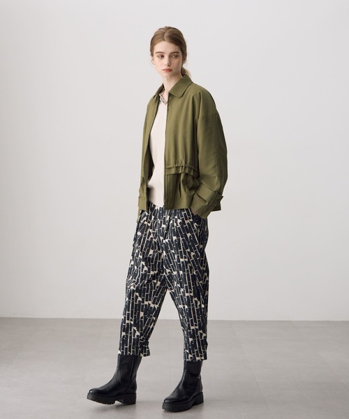 ATSURO TAYAMA（アツロウタヤマ）の「総プリントパンツ（その他パンツ・レディース・ブラック・M）」の3枚目の写真