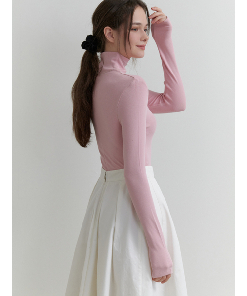 RE_L(リエル)の「Of turtleneck t-shirt (pink)(Tシャツ/カットソー・レディース・その他・FREE)」の3枚目の写真