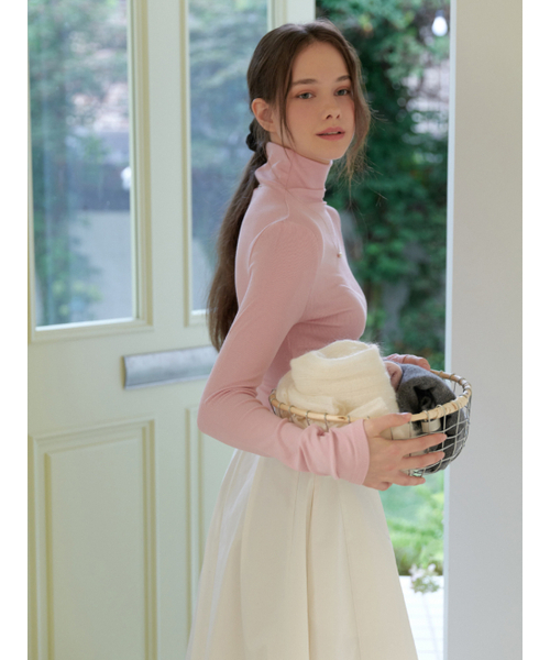 RE_L(リエル)の「Of turtleneck t-shirt (pink)(Tシャツ/カットソー・レディース・その他・FREE)」の6枚目の写真