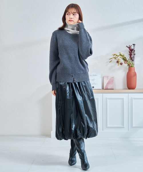 MISCH MASCH(ミッシュマッシュ)の「一部店舗限定 ポインテッドトゥヒールロングブーツ(ブーツ・レディース・ブラック・M/L)」の22枚目の写真