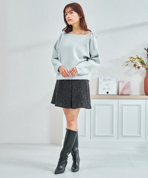 MISCH MASCH(ミッシュマッシュ)の「一部店舗限定 ポインテッドトゥヒールロングブーツ(ブーツ・レディース・ブラック・M/L)」の17枚目の写真