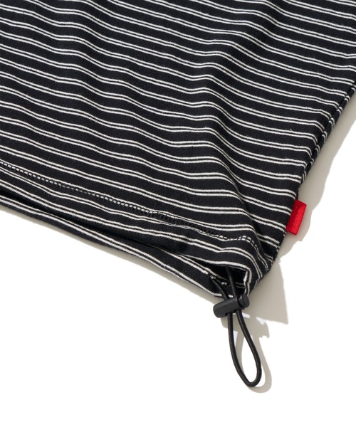 Healthknit(ヘルスニット)の「【Healthknit】Classic Border Jersey Wide Henleyneck S/S / クラシック ボーダー ジャージーワイドヘンリーネックTシャツ(Tシャツ/カットソー・メンズ・ブラック/パープル・X-LARGE/LARGE/MEDIUM)」の11枚目の写真