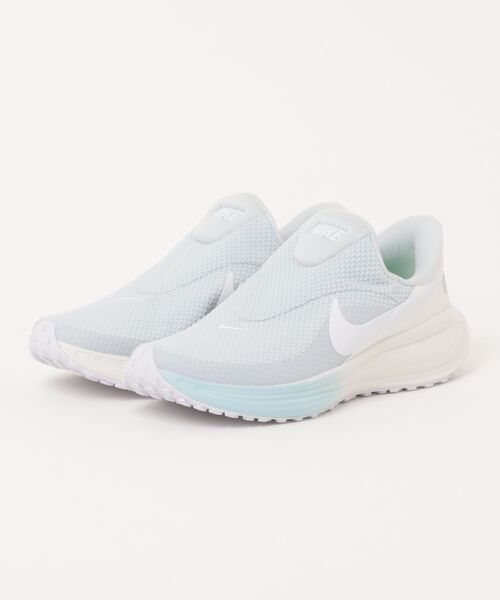 NIKE(ナイキ)の「NIKE ナイキ REVOLUTION 8 EASYON レボリューション 8 イージーオン MHQ2414 004PRPLTM/WHITE(スニーカー・メンズ・ホワイト・29.0cm/28.5cm/28.0cm/27.5cm/27.0cm/26.5cm/26.0cm/25.5cm/25.0cm/24.5cm)」の1枚目の写真