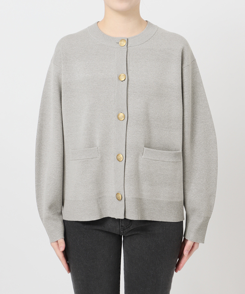 JOURNAL STANDARD relume（ジャーナルスタンダード　レリューム）の「ウォッシャブルミラノリブカーディガン（カーディガン/ボレロ・レディース・ライトグレー/ネイビー・FREE）」の18枚目の写真