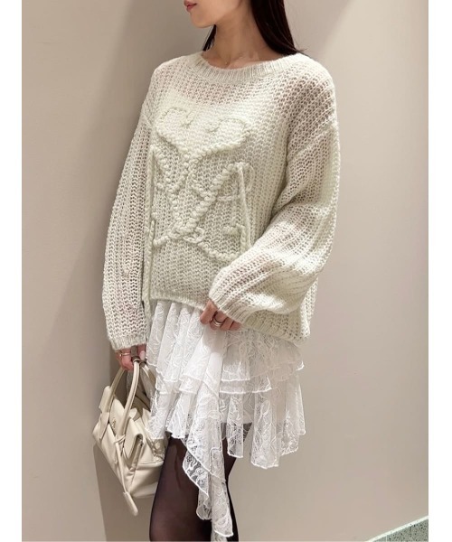 新作新品♥️ SNIDEL スナイデル ロゴローゲージニットプルオーバー ロゴローゲージニットプルオーバー（ニット/セーター）｜SNIDEL