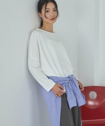 Doux archives（ドゥアルシーヴ）の「ＵＶ加工・吸水速乾ドルマン長袖プルオーバー（Tシャツ/カットソー・レディース）」