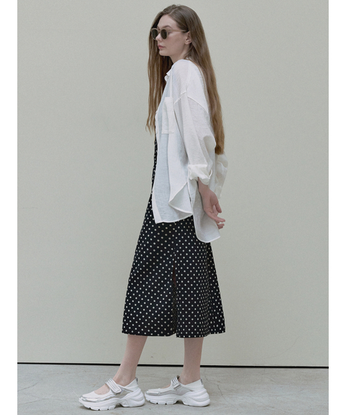 AVANT-G（アバン）の「See Through Unbalance Shirt - ivory（シャツ/ブラウス・レディース・その他・FREE）」の6枚目の写真