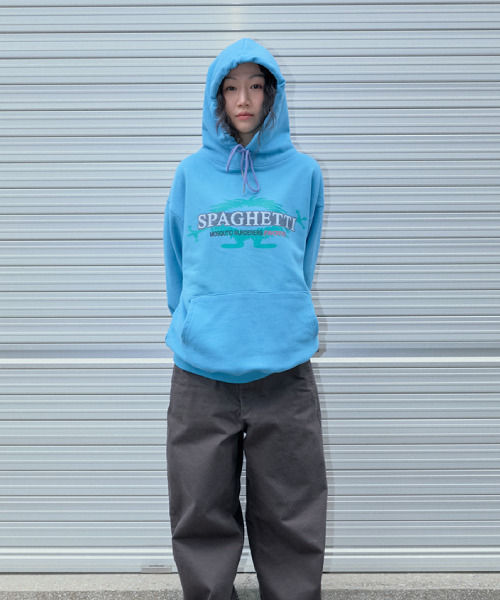 SPAGHETTI HOODIE -Blue（パーカー）｜MOSQUITO MURDERERS（モスキート