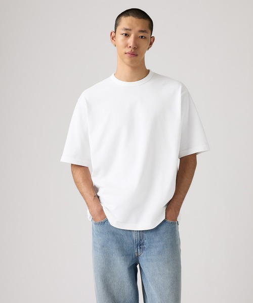 Levi's(リーバイス)の「Levi's/リーバイス ヘビーウェイト ルーズ Tシャツ(Tシャツ/カットソー・メンズ・ホワイト・XL/L/M/S)」の1枚目の写真