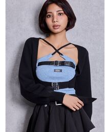 GYDA | GG bijou beltニットボレロ(カーディガン/ボレロ)