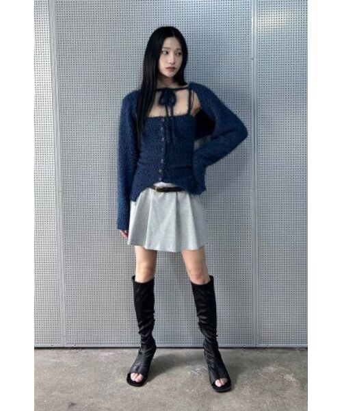 LARTIGENT(ラーティゼン)の「L6 BOLERO & BUSTIER KNIT SET(BLUE)(ニット/セーター・レディース・その他・FREE)」の8枚目の写真