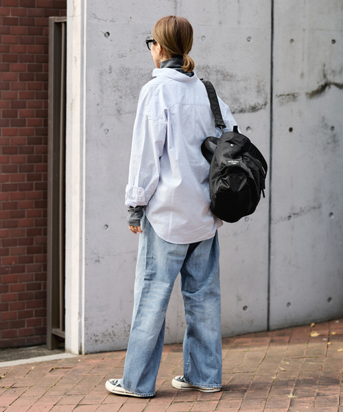 FRAMeWORK(フレームワーク)の「DENIM DELIGHT DAYS/デニムデライトデイズセルビッチデニムワイドジーンズ(デニムパンツ・レディース・ブルー系その他・30/28/26)」の4枚目の写真