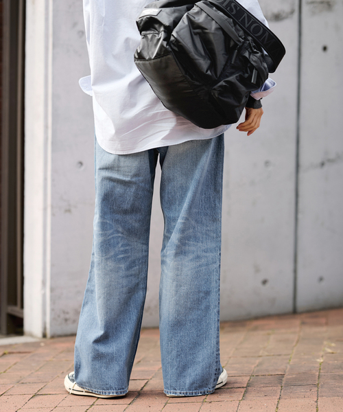 FRAMeWORK(フレームワーク)の「DENIM DELIGHT DAYS/デニムデライトデイズセルビッチデニムワイドジーンズ(デニムパンツ・レディース・ブルー系その他・30/28/26)」の9枚目の写真