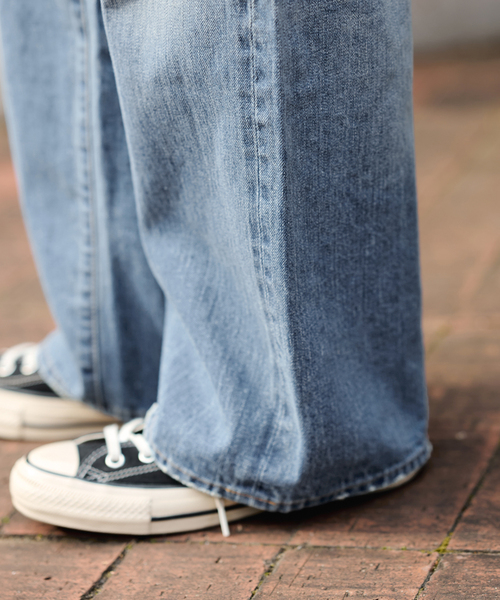 FRAMeWORK(フレームワーク)の「DENIM DELIGHT DAYS/デニムデライトデイズセルビッチデニムワイドジーンズ(デニムパンツ・レディース・ブルー系その他・30/28/26)」の12枚目の写真