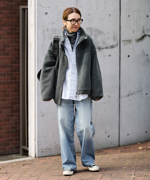 FRAMeWORK(フレームワーク)の「DENIM DELIGHT DAYS/デニムデライトデイズセルビッチデニムワイドジーンズ(デニムパンツ・レディース・ブルー系その他・30/28/26)」の13枚目の写真