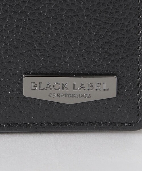 BLACK LABEL CRESTBRIDGE(ブラックレーベル・クレストブリッジ)の「インサイドクレストブリッジチェックコンビレザーロングウォレット(財布・メンズ・ブラック・FREE)」の5枚目の写真