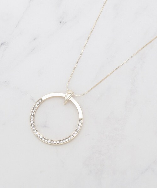 SHOO・LA・RUE（シューラルー）の「サークルキラキラネックレス（ネックレス・レディース・シルバー/ゴールド/ピンクゴールド・00）」の5枚目の写真