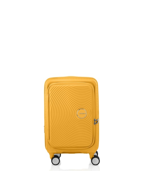 AMERICAN TOURISTER(アメリカンツーリスター)の「アメリカンツーリスター CURIO スピナー55/20 EXP ブックオープニング ゴールデンイエロー(スーツケース/キャリーバッグ・レディース・イエロー・S)」の3枚目の写真
