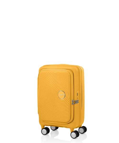 AMERICAN TOURISTER(アメリカンツーリスター)の「アメリカンツーリスター CURIO スピナー55/20 EXP ブックオープニング ゴールデンイエロー(スーツケース/キャリーバッグ・レディース・イエロー・S)」の2枚目の写真