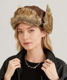 MAISON DE THERESE（メゾン ド テレーズ）の「温かアソートフライトキャップ/ファー帽子（キャップ）」