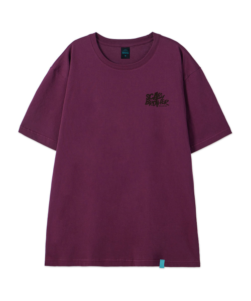ASTRAL PROJECTION（アストラルプロジェクション）の「[エピスタジオXスキャリーブラザーSERIES 1]コットンルーズフィット半袖Tシャツ_プラムパープル（Tシャツ/カットソー・メンズ・その他・XL/XXL/M/L）」の2枚目の写真