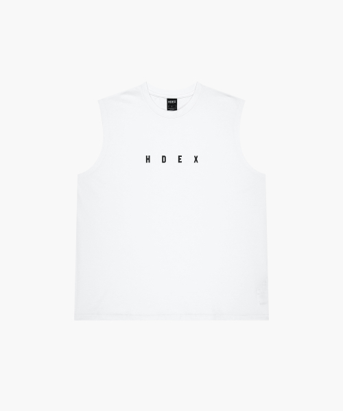 HDEX(エイチデックス)の「エアオーバーフィットスリーブレス (ホワイト)(Tシャツ/カットソー・メンズ・ホワイト・L/2XL/XL/M)」の2枚目の写真