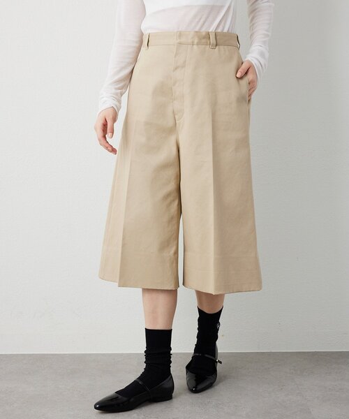 Whim Gazette(ウィムガゼット)の「ツイルバミューダパンツ(その他パンツ・レディース・ベージュ・36/38)」の19枚目の写真