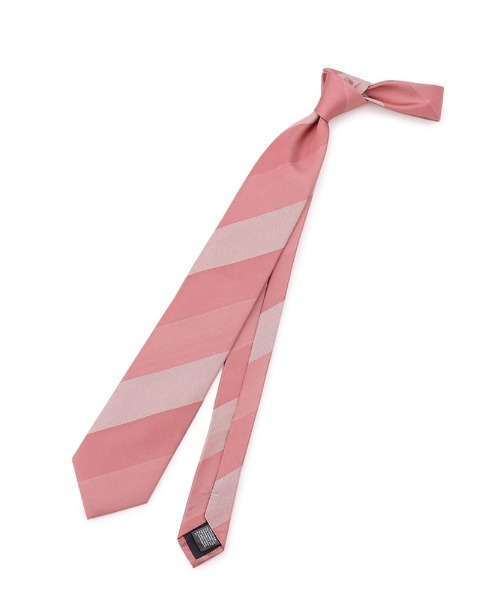 Perfect Suit FActory(パーフェクトスーツファクトリー)の「レギュラーネクタイ 無地 ピンク/ブラウン/サックス/ネイビー(ネクタイ・メンズ・サックスブルー/ネイビー/ブラウン/ピンク・FREE)」の12枚目の写真