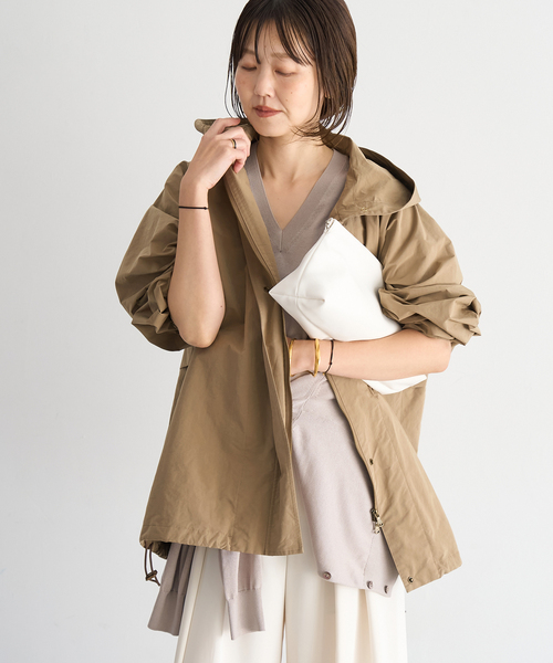 plage（プラージュ）の「撥水hoodie mods ブルゾン（その他アウター・レディース・ブラウン・38/36）」の4枚目の写真