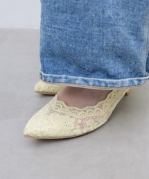 Launa lea（ラウナレア）の「【26春夏新作】フラワーレースパンプス(0620)（パンプス）」