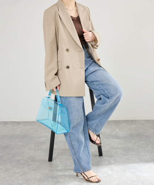 IENA（イエナ）の「《WEB限定/追加2》カーブシルエットデニム（デニムパンツ・レディース・ブルー系その他・36/38）」の3枚目の写真