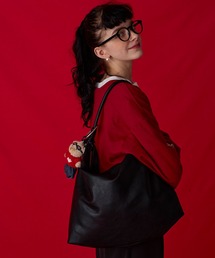 【BONLECILL Marche】《A4収納》ノットハンドルホーボーバッグ
