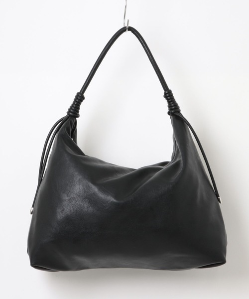 BONLECILL Marche(ボンルシールマルシェ)の「【BONLECILL Marche】《A4収納》ノットハンドルホーボーバッグ(ショルダーバッグ・レディース・ブラウン/ベージュ/ブラック・FREE)」の11枚目の写真