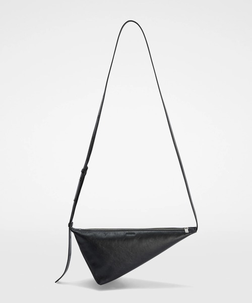 JIL SANDER(ジルサンダー)の「TRIANGLE CROSSBODY(ショルダーバッグ・メンズ・ブラック・UNI)」の3枚目の写真