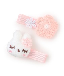 KP DECO | mimiちゃん・花 ヘアクリップ(バレッタ/ヘアクリップ)