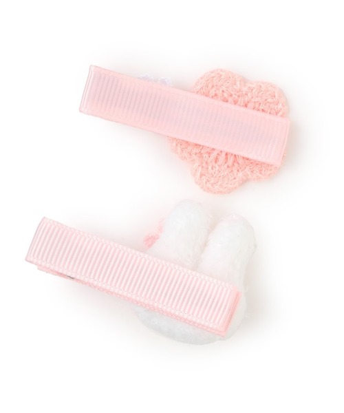 KP DECO（ケーピーデコ）の「mimiちゃん・花 ヘアクリップ（バレッタ/ヘアクリップ・キッズ・ラベンダー/ピンク・FREE）」の3枚目の写真