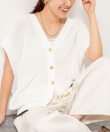 NOLLEY’S | 【WEB限定】《手洗い可能》ペーパーヤーン2WAYベスト(ベスト)