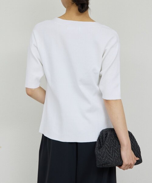 GALLARDAGALANTE（ガリャルダガランテ）の「【手洗い可】ペプラムニットカーデ（カーディガン/ボレロ・レディース・ブラック/ホワイト/ブラウン・FREE）」の7枚目の写真