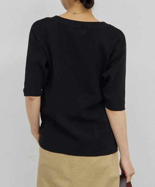 GALLARDAGALANTE（ガリャルダガランテ）の「【手洗い可】ペプラムニットカーデ（カーディガン/ボレロ・レディース・ブラック/ホワイト/ブラウン・FREE）」の14枚目の写真