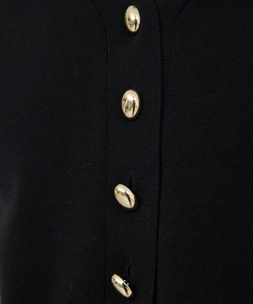 GALLARDAGALANTE（ガリャルダガランテ）の「【手洗い可】ペプラムニットカーデ（カーディガン/ボレロ・レディース・ブラック/ホワイト/ブラウン・FREE）」の18枚目の写真