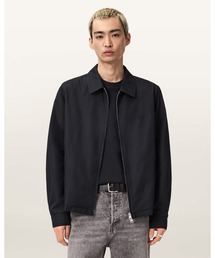 ALLSAINTS（オールセインツ）の「TREY TAUPE RAMSKULL POINTED COLLAR JACKET | TREY トープ ラムスカル ポイント カラー ジャケット（その他アウター）」
