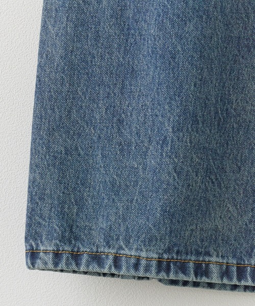 ALL RUNS（オールランズ）の「5ポケット コットンワイドデニムパンツ 2026年春夏（デニムパンツ・メンズ・ネイビー/ブルー・M/L）」の7枚目の写真