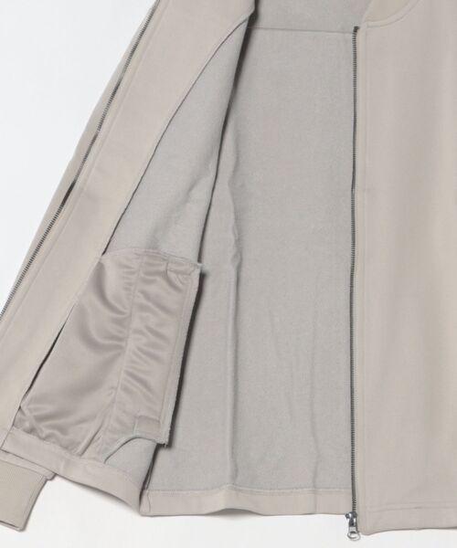 m.f.editorial（エムエフエディトリアル）の「【カットアウター 羽織り】KAITEKI+ ストレッチ ミニ裏毛 リブブルゾン（カーディガン/ボレロ・メンズ・グレー系その他2/ベージュ・MEDIUM/LARGE）」の4枚目の写真
