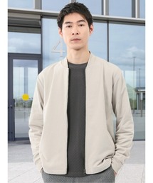 m.f.editorial | 【カットアウター 羽織り】KAITEKI+ ストレッチ ミニ裏毛 リブブルゾン(カーディガン/ボレロ)