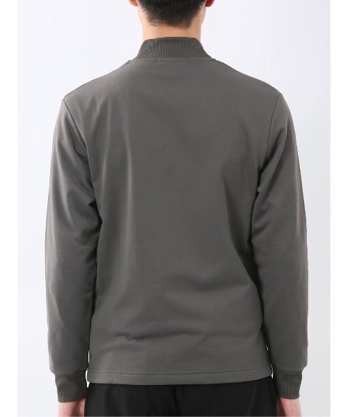 m.f.editorial（エムエフエディトリアル）の「【カットアウター 羽織り】KAITEKI+ ストレッチ ミニ裏毛 リブブルゾン（カーディガン/ボレロ・メンズ・グレー系その他2/ベージュ・MEDIUM/LARGE）」の21枚目の写真