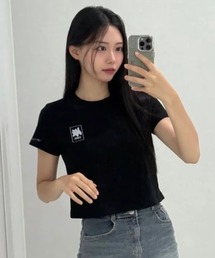 ◇CATSAVETHEWORLD◇ブランド直輸入正規品/クロップド丈/レギュラー丈/着丈が選べる/ベーシックロゴハーフティー SIGNATURE PATCH HALF T