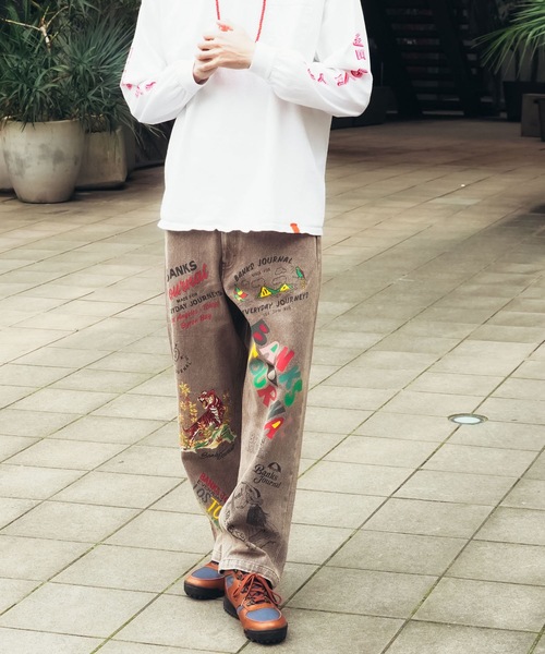 BANKS(バンクス)の「CHINO PANTS/ BANKS JOURNAL(バンクスジャーナル) チノロングパンツ(その他パンツ・メンズ・ブラウン/ベージュ・MEDIUM/LARGE)」の17枚目の写真