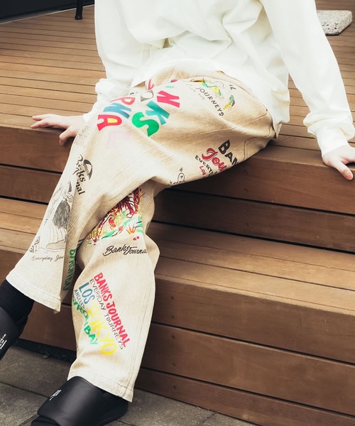 BANKS(バンクス)の「CHINO PANTS/ BANKS JOURNAL(バンクスジャーナル) チノロングパンツ(その他パンツ・メンズ・ブラウン/ベージュ・MEDIUM/LARGE)」の12枚目の写真